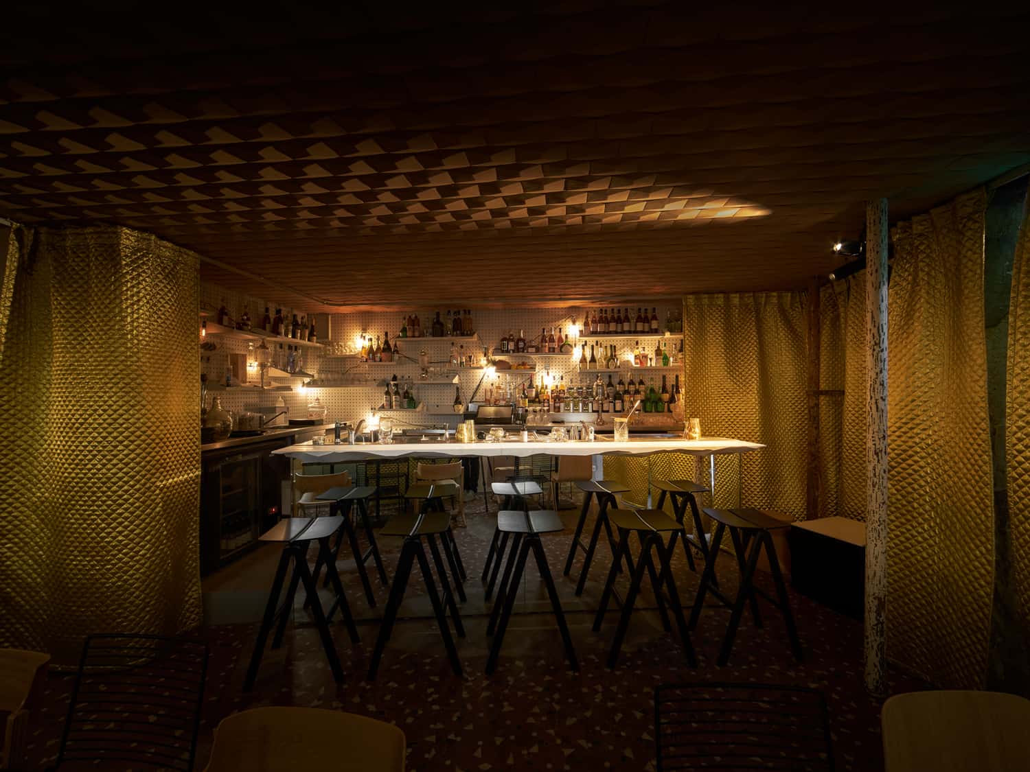 Inside Le Syndicat Hidden Bar in Paris
