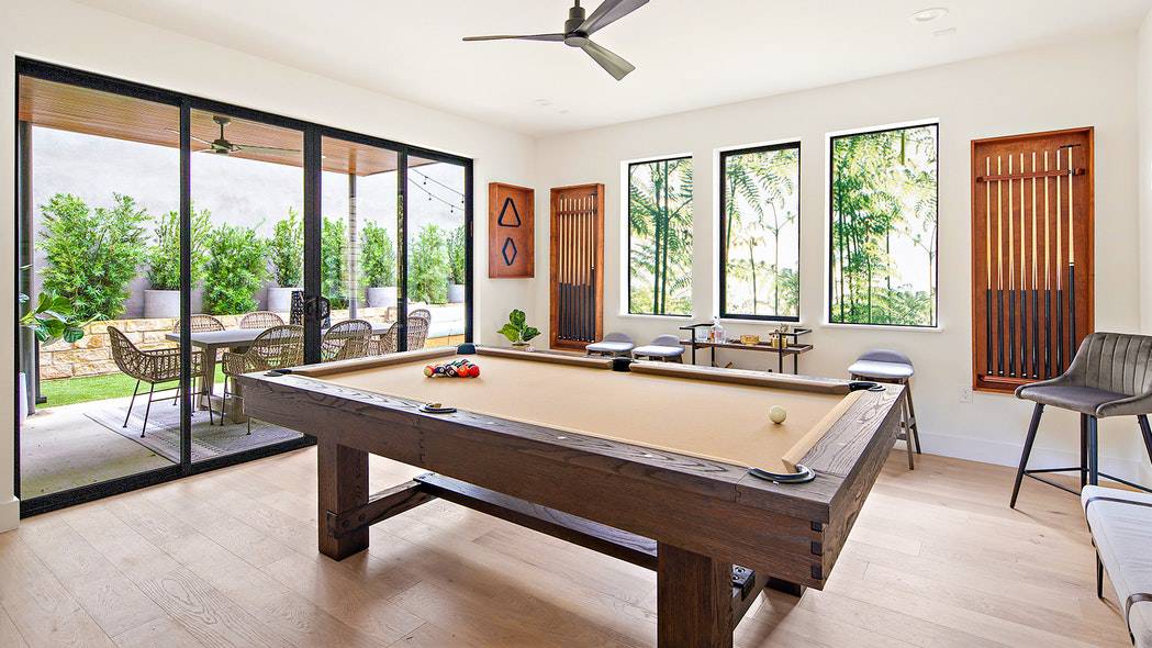 The Game Room of the Austin Dream House