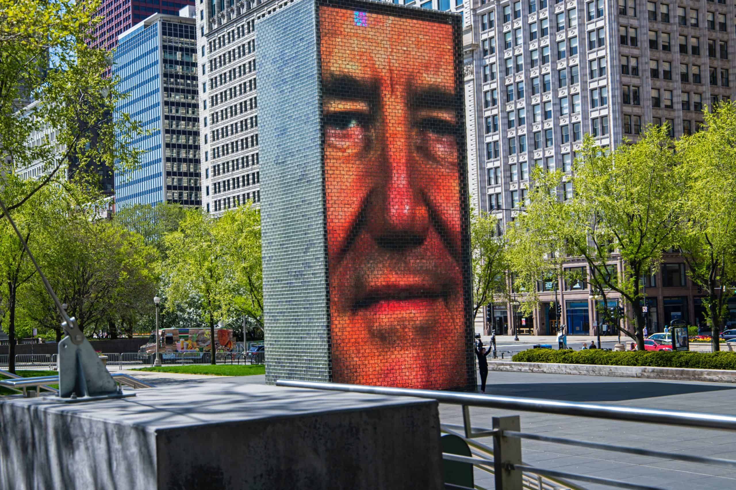 Crown Fountain in Chicago