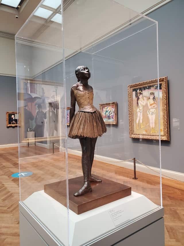 Little Dancer Aged Fourteen by Edgar Degas at the Art Institute of Chicago.