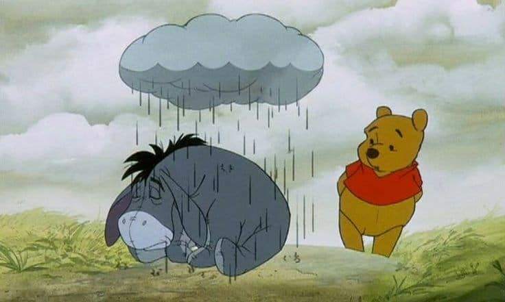Eric Gamble feels like Eeyore with a raincloud overhead because he hasnt ever seen the northern lights